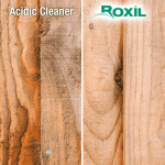 Roxil Wood & Patio Cleaner VS Acidic Cleaner - Toner Dampproofing Supplies Ltd