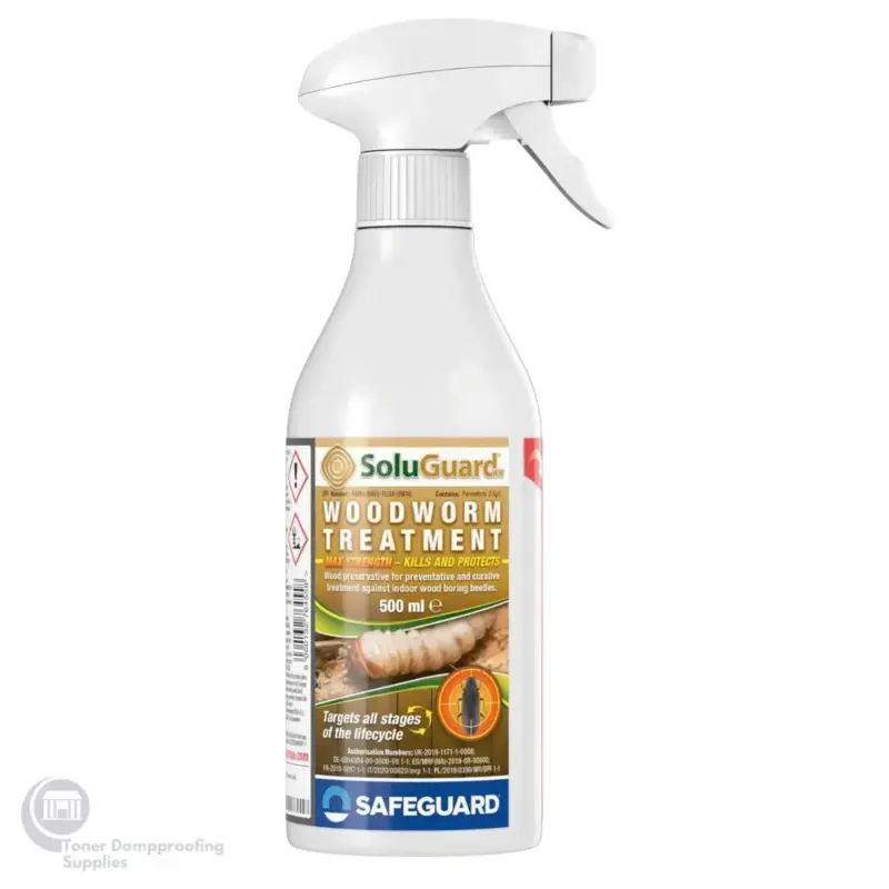 SoluGuard Woodworm Treatment BPR 500ml SG WW T500 3 &ndash; Toner Dampproofing Supplies Ltd (Ireland)