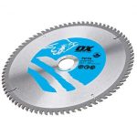 OX Alu/Plastic/Laminate Cutting Circular Saw Blade - OX-TCTA-1842048 - OX-TCTA-1903048 - OX-TCTA-2103060 - OX-TCTA-2163060 - OX-TCTA-2163080 - OX-TCTA-2503080 - OX-TCTA-25030100 - OX-TCTA-30030100