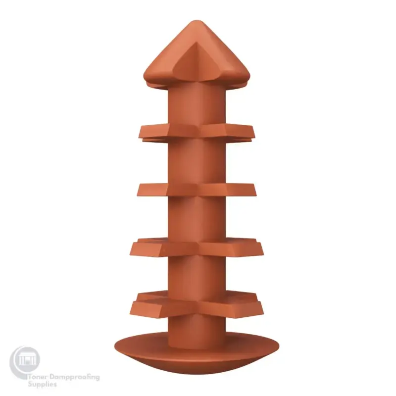 No Hydro 12mm Terracotta DPC Injection Plugs - NH-T-DPC (Straight) No Hydro 12mm Terracotta DPC Injection Plugs NH T DPC Straight 3 – Toner Dampproofing Supplies Ltd (Ireland)