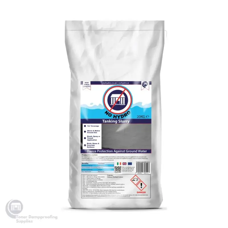 No Hydro Tanking Slurry 20KG - NH-TS-20 No Hydro Tanking Slurry 20KG NH TS 20 3 – Toner Dampproofing Supplies Ltd (Ireland)