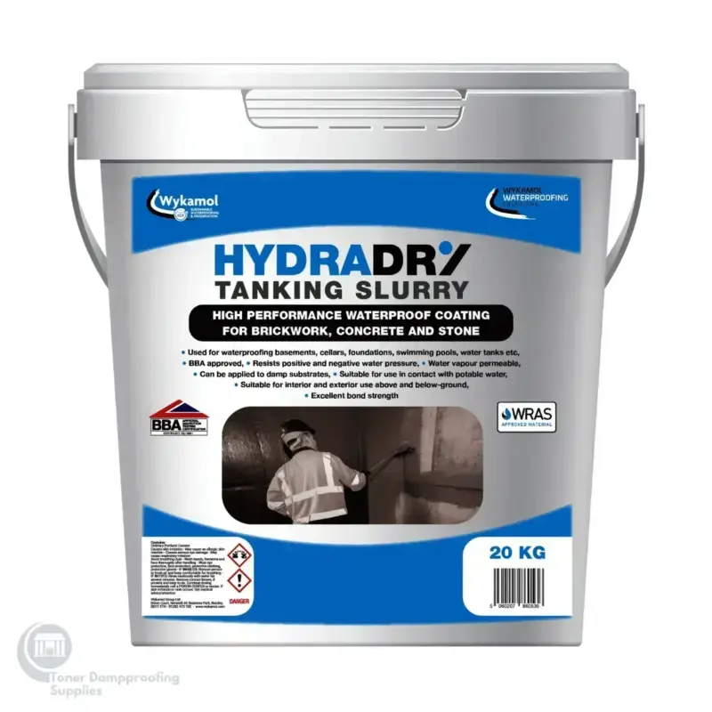 HydraDry Tanking Slurry - 20KG Bag in a Bucket - HYDRABUCK20