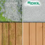 Roxil Wood & Patio Cleaner Untreated & Roxil Treated - Toner Dampproofing Supplies Ltd
