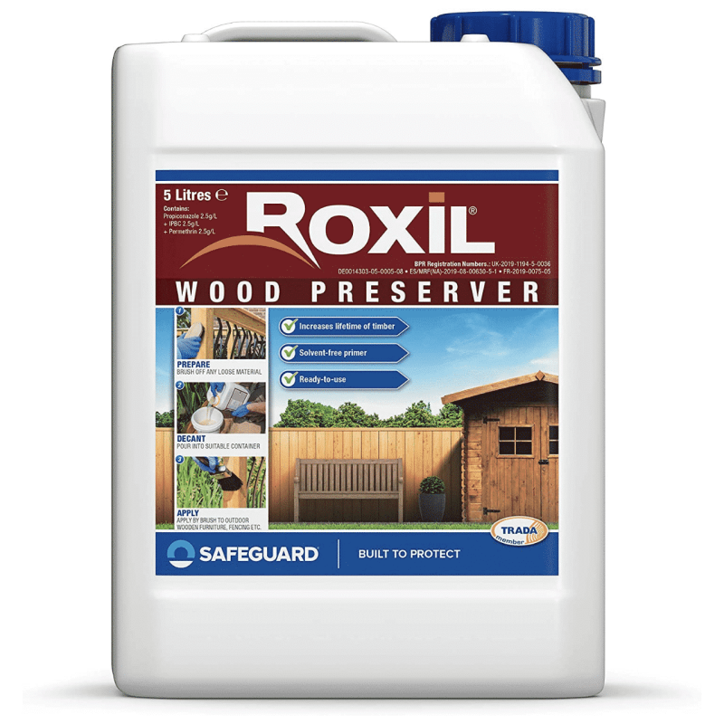 Roxil Wood Preserver 5L - Toner Dampproofing Supplies Ltd