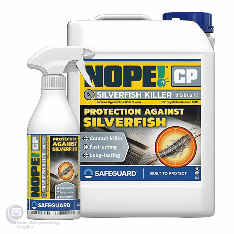 NOPE CP Silverfish Killer Spray NOPE CP SF – Toner Dampproofing Supplies Ltd (Ireland)