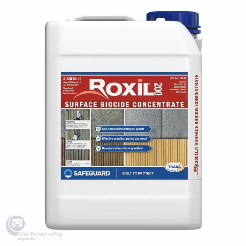 Roxil Surface Biocide Concentrate RXL SBC – Toner Dampproofing Supplies Ltd (Ireland)