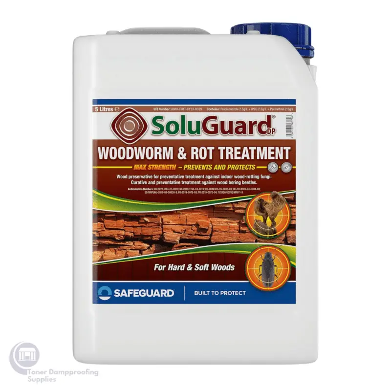 SoluGuard Woodworm and Rot Treatment BPR 5 L SG WW RT 5L