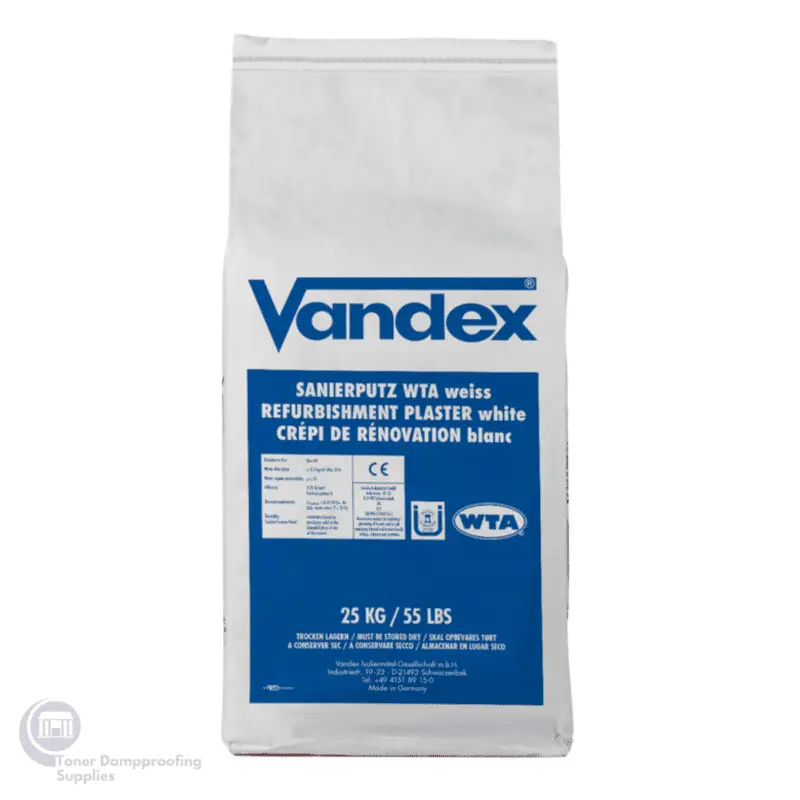 Vandex Refurbishment Plaster 25 kg VDX RP 25