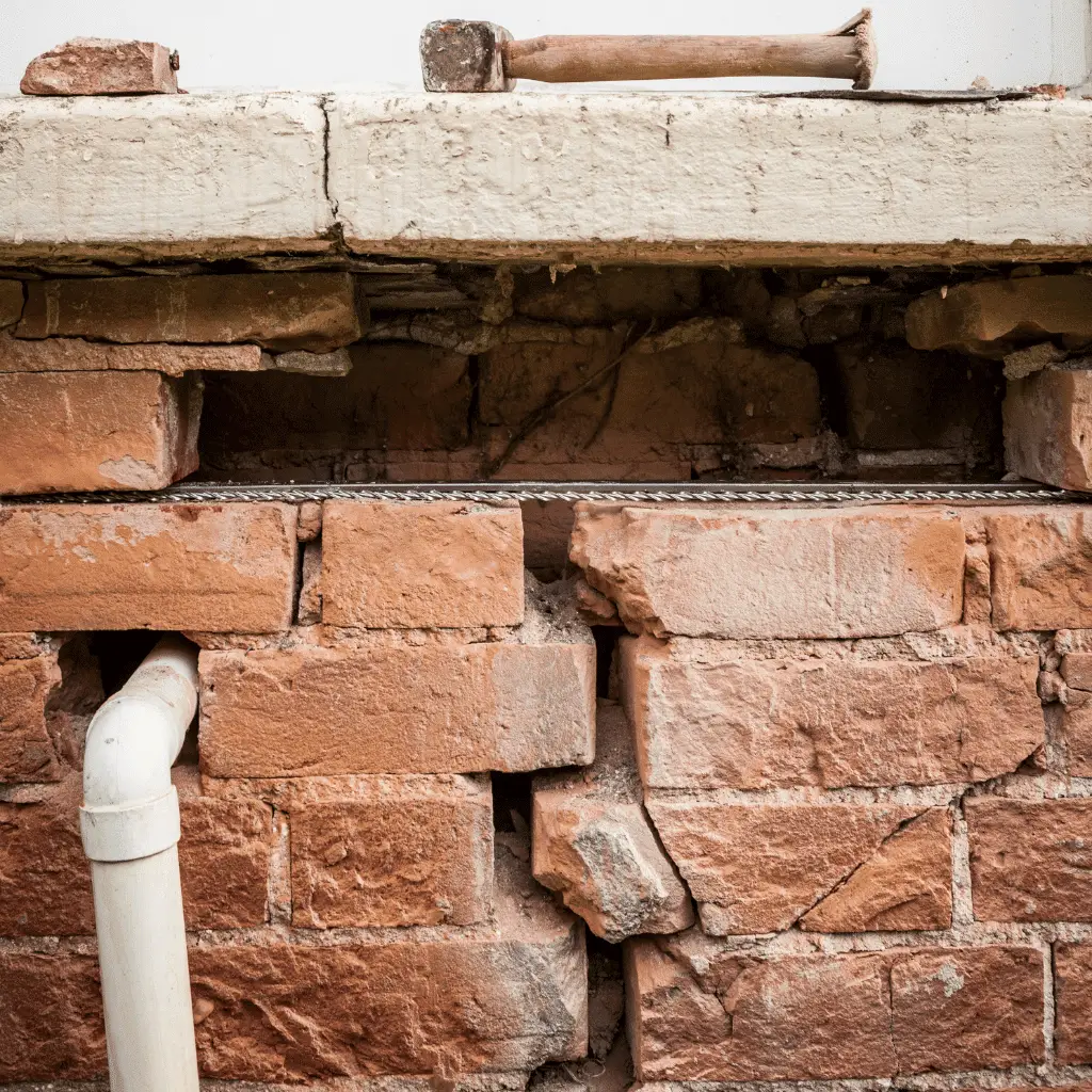 Early Stage Of Structural Repair Project – Toner Dampproofing Supplies Ltd (Ireland)
