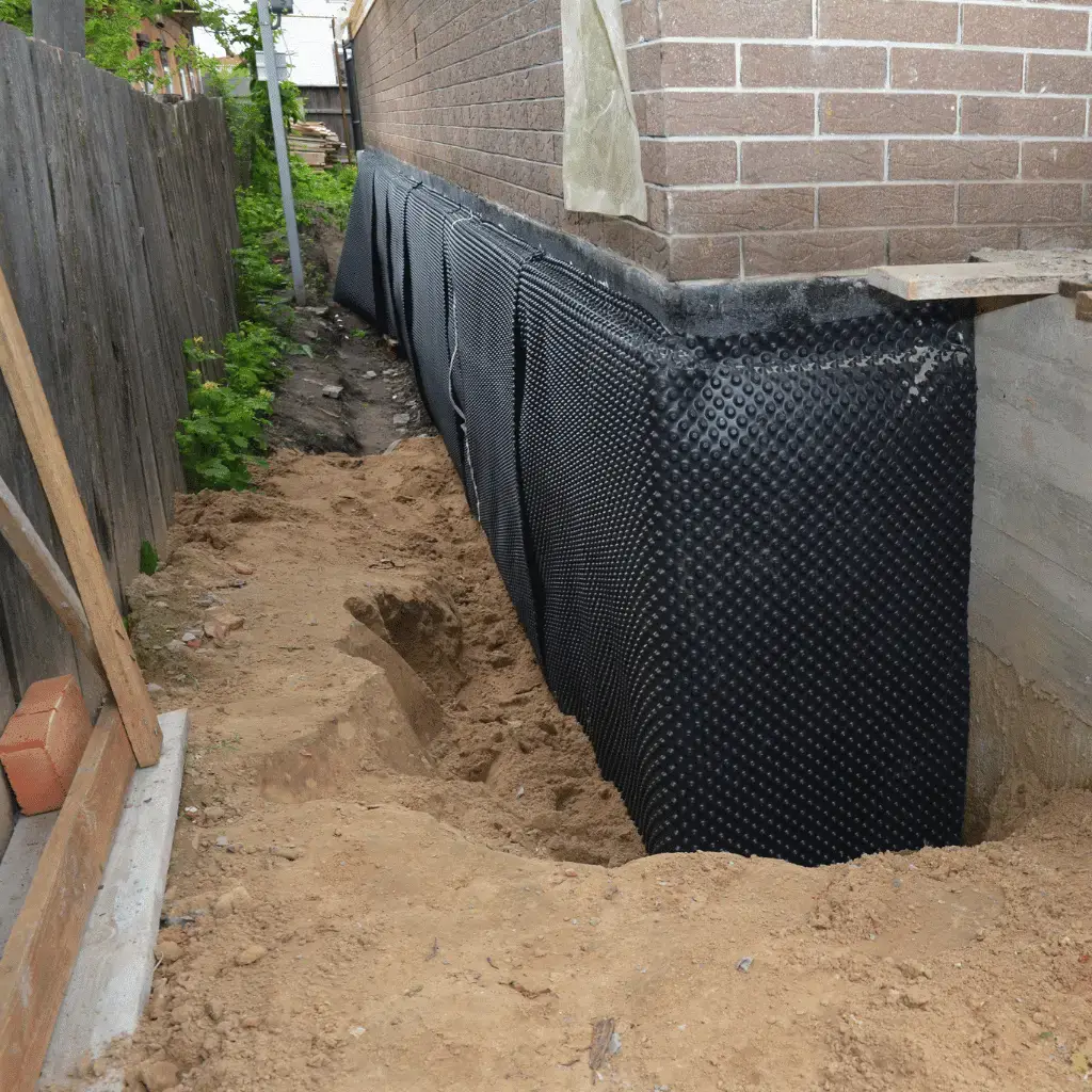 External Waterproofing Membrane Installed – Toner Dampproofing Supplies Ltd (Ireland)