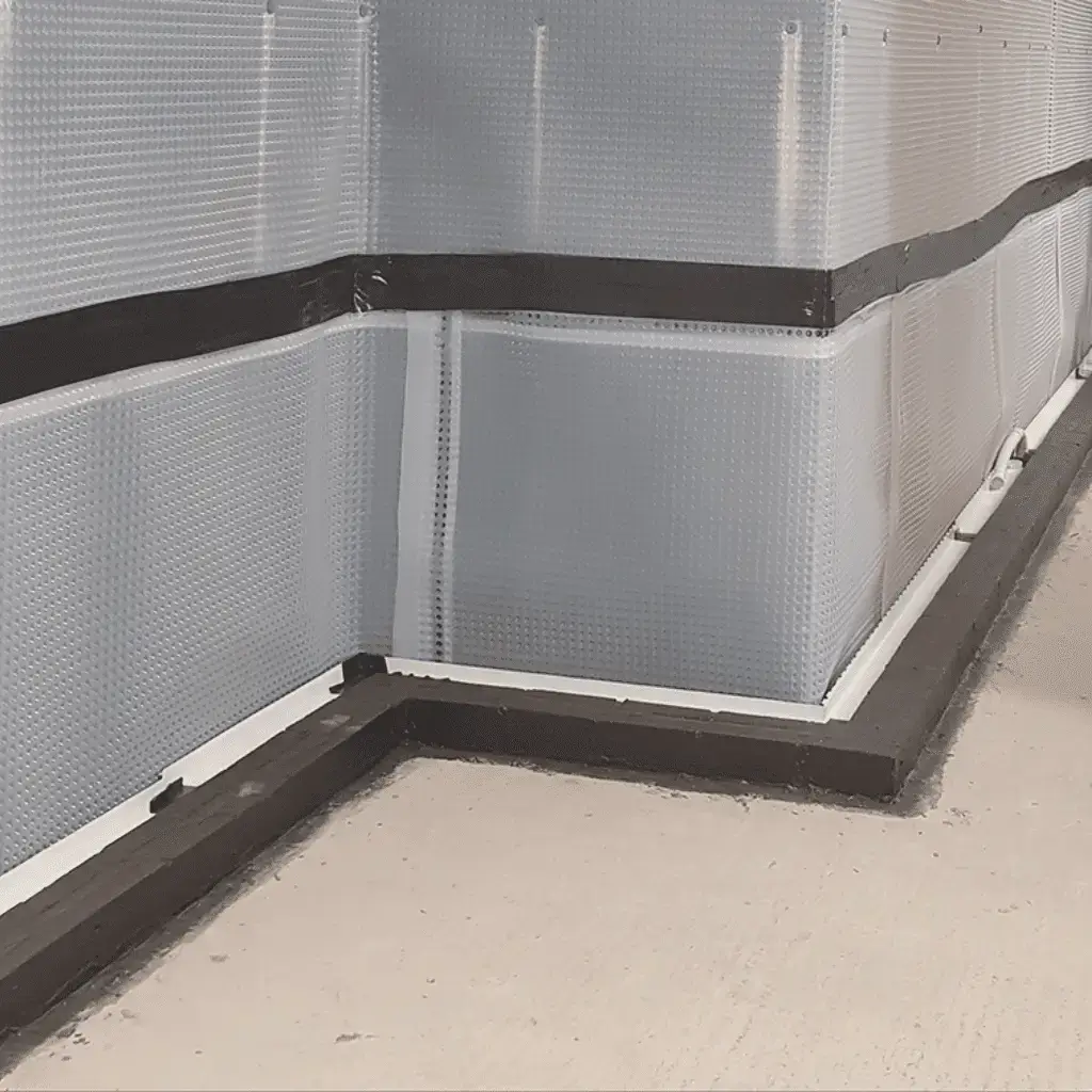 Wykamol Channel Installed In Basement – Toner Dampproofing Supplies Ltd (Ireland)