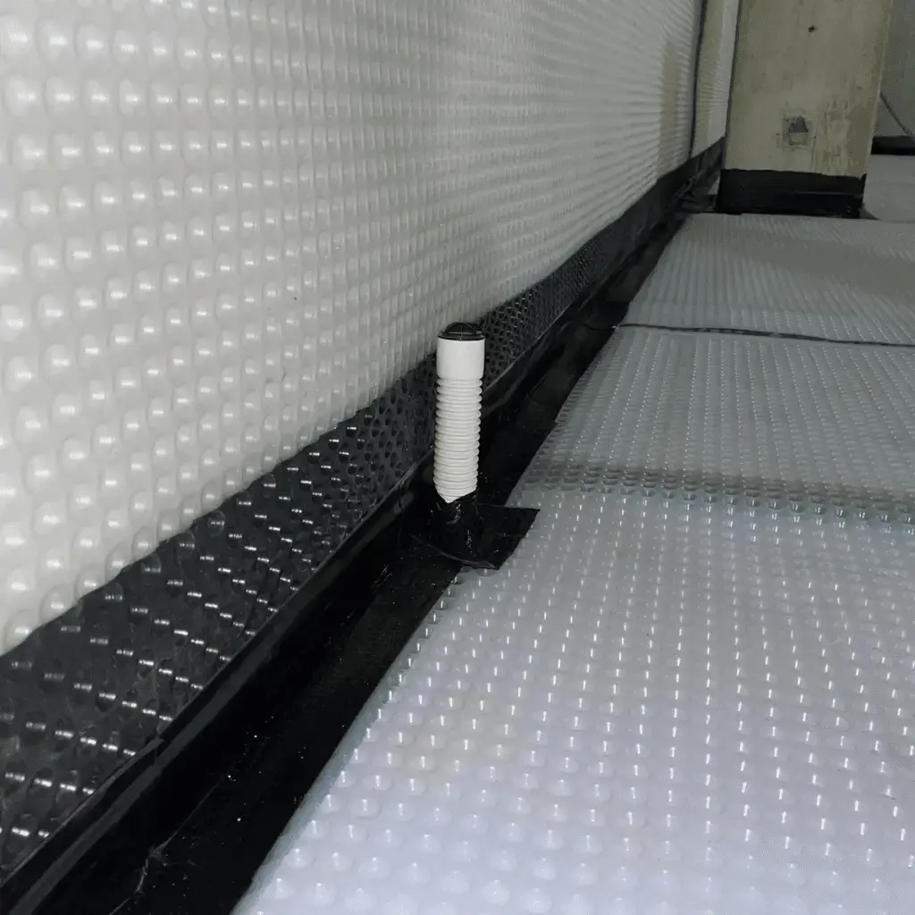 Wykamol Jetting Eye Installed In Basement – Toner Dampproofing Supplies Ltd (Ireland)
