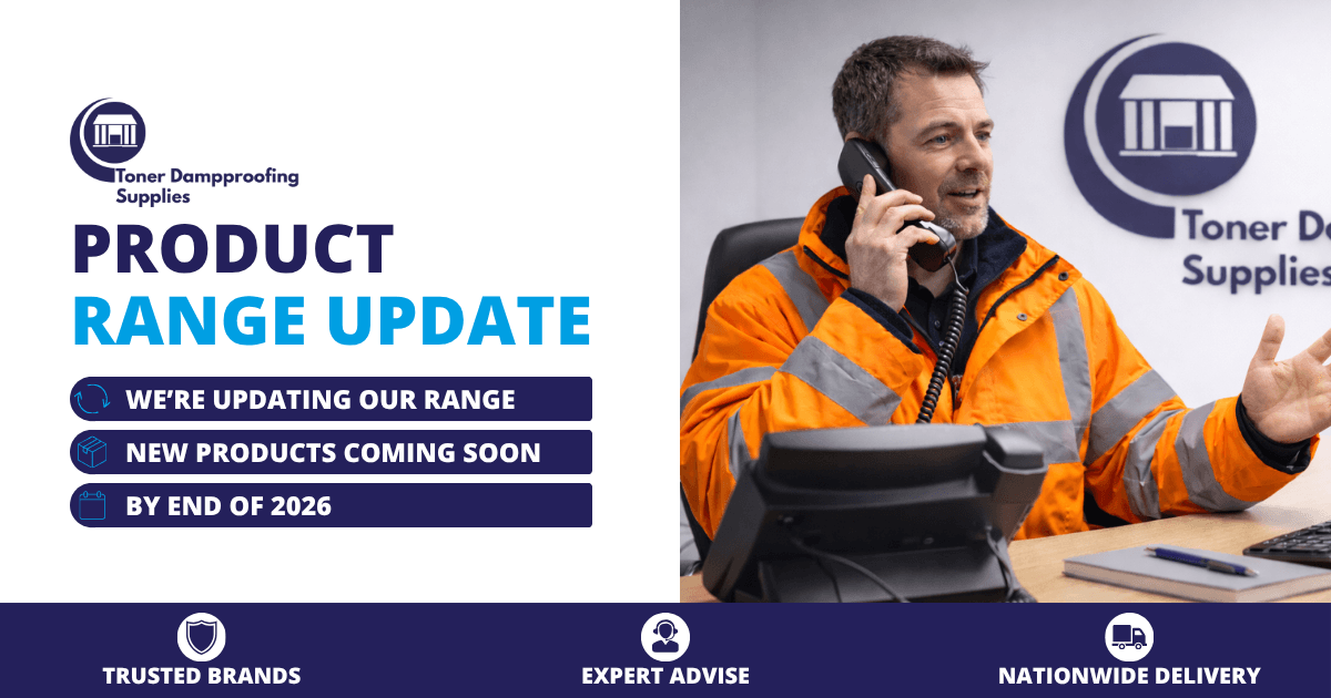 Discontinued Damp Proofing Products & Replacement Alternatives: September 2026 – Toner Dampproofing Supplies Ltd (Ireland) Discontinued Damp Proofing Products & Replacement Alternatives September 2026